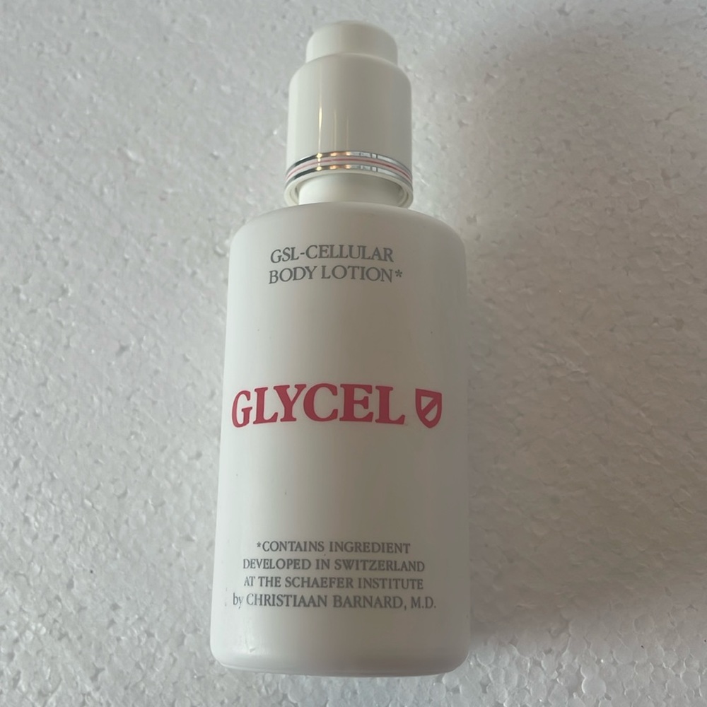 Glycel GSL-cellular body lotion Schaefer Institute Swiss Dr Christian Barnard MD